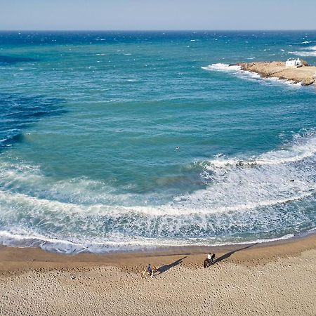 Superior Beachfront Apartment 1 With View To The Aegean Sea Panormos  Esterno foto