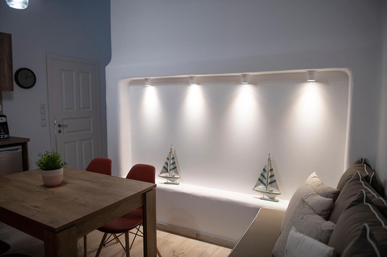 Superior Beachfront Apartment 1 With View To The Aegean Sea Panormos  Esterno foto